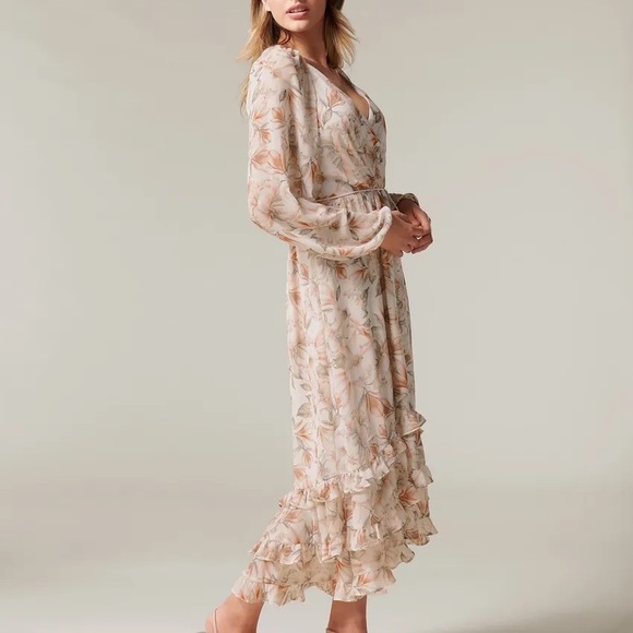 Evernew Ruffled Midi Dress - Picture 3 of 4